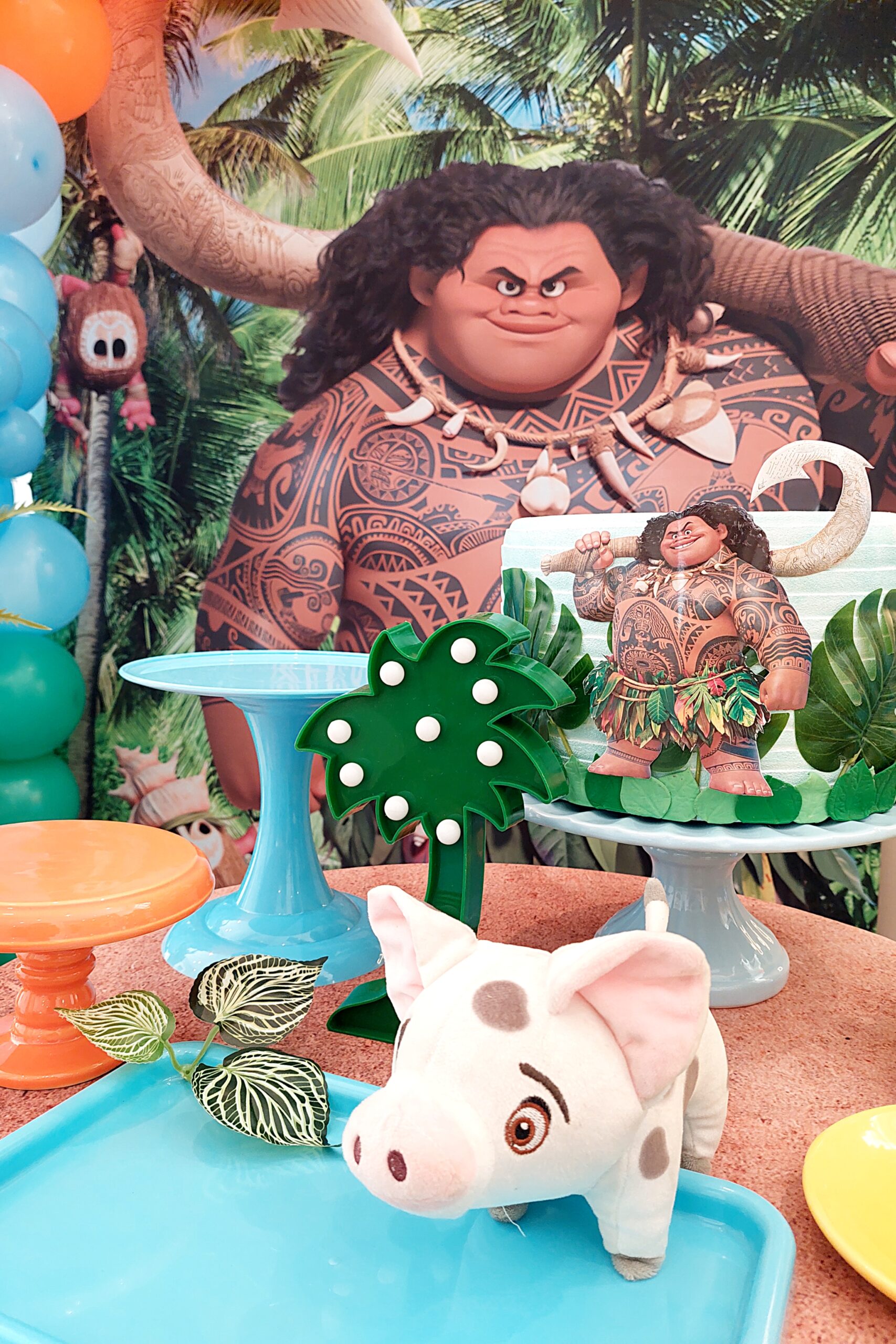 Decoração Moana e Maui, Festa Infantil - Imagem 5