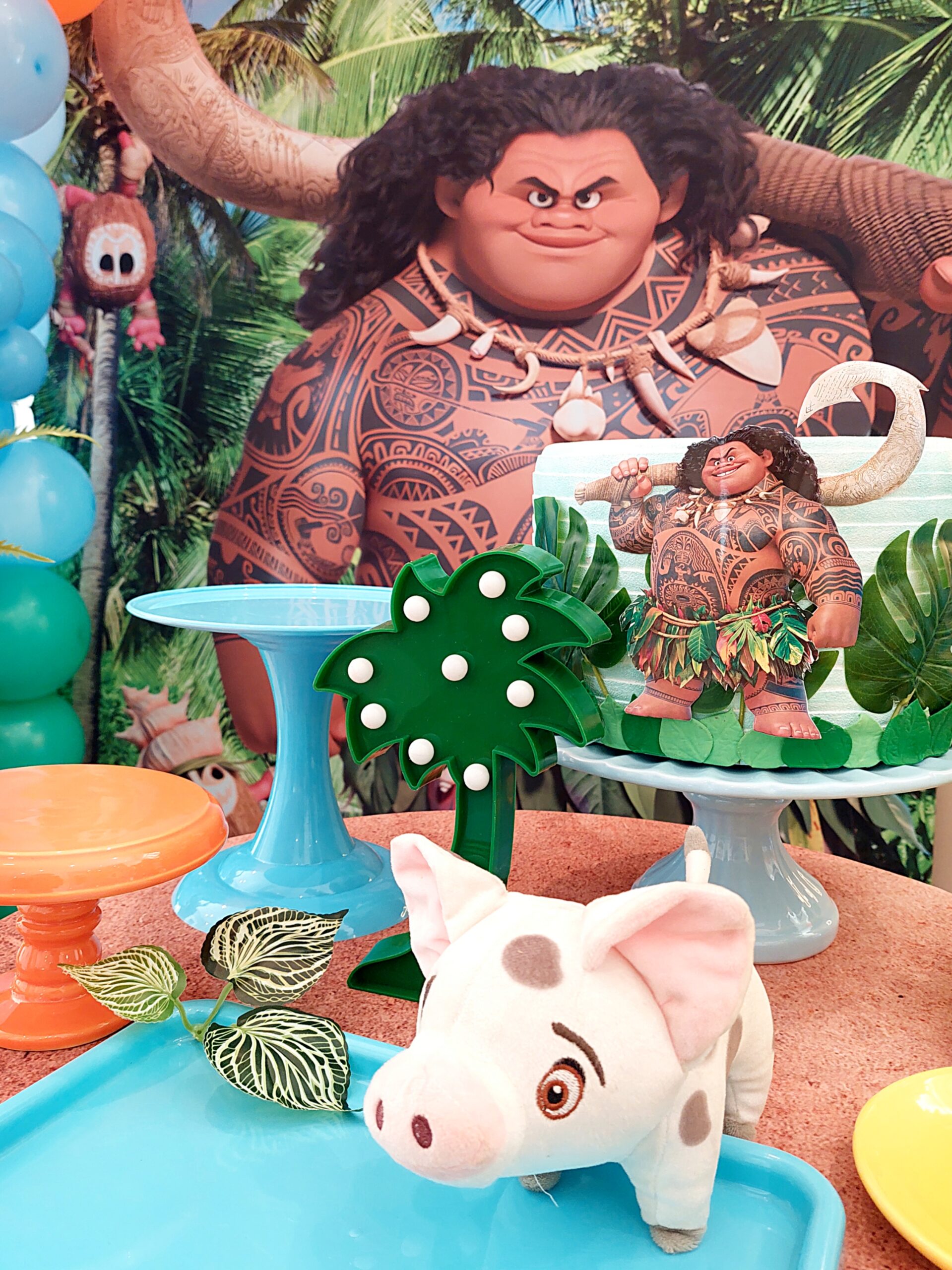 Decoração Moana e Maui, Festa Infantil - Imagem 3