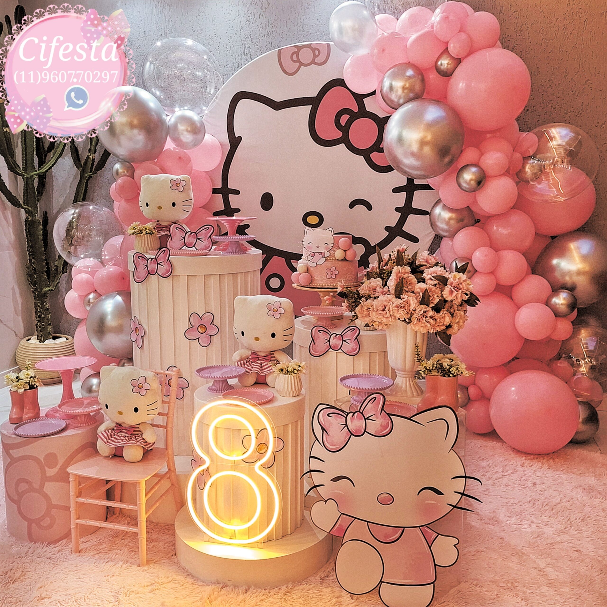 Decoração Hello Kitty