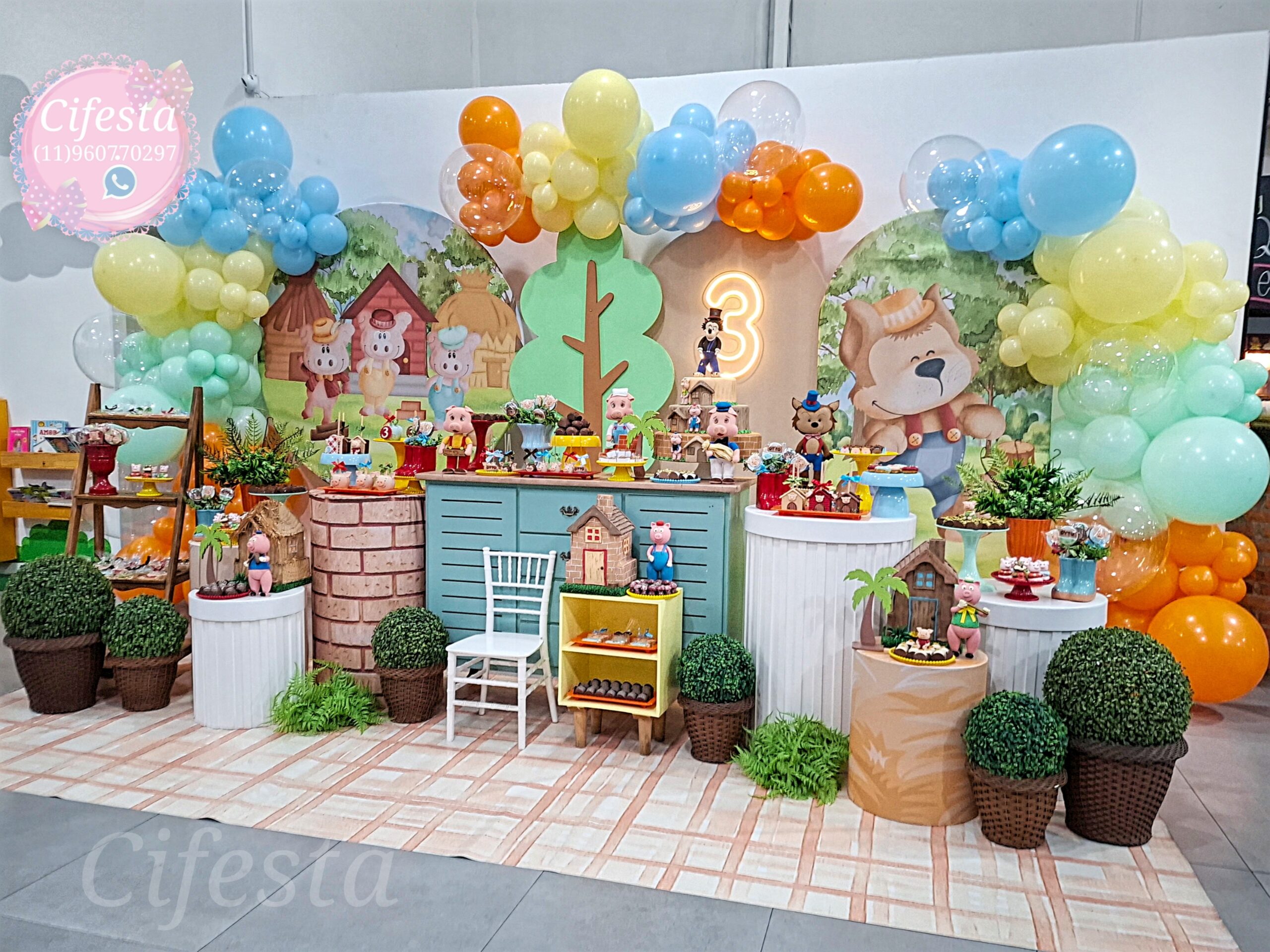 Decoração Os Três Porquinhos - Imagem 2