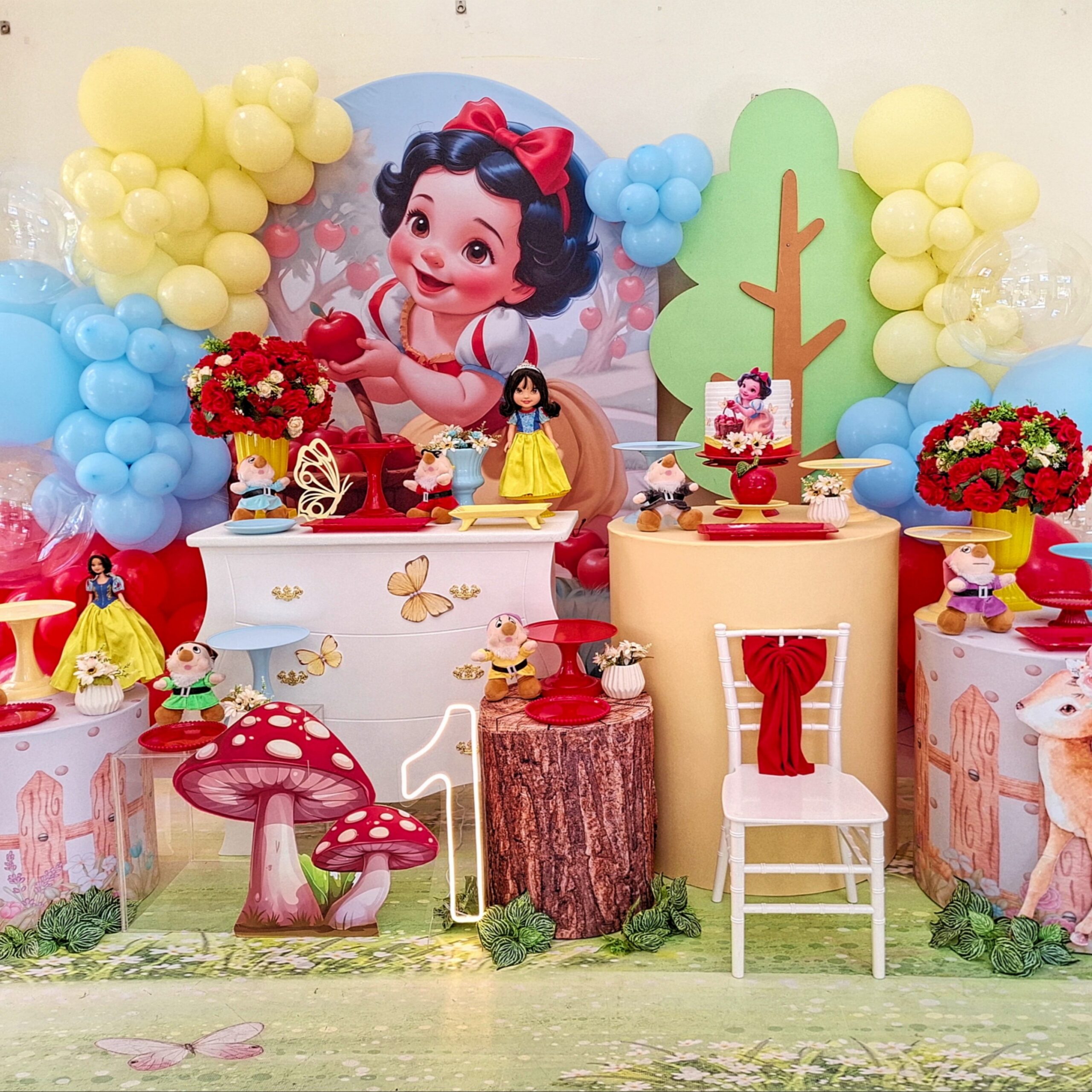 Decoração Branca de Neve