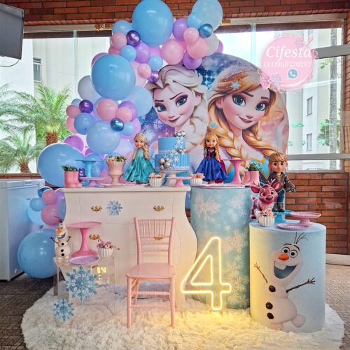 Decoração Frozen