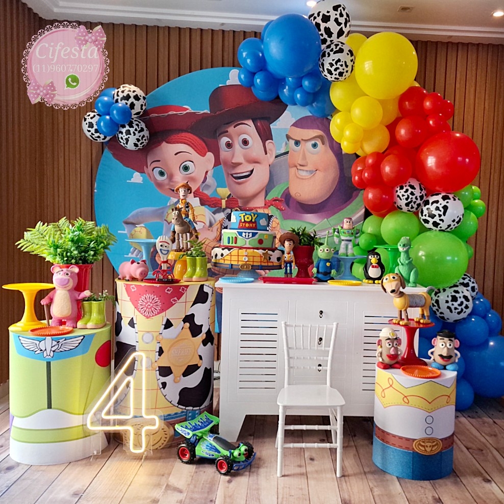 Decoração Toy Stoy, Festa Infantil